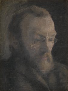 Konsthistorikern Karl Madsen, sedermera chef för Statens Museum for Kunst av Vilhelm Hammershøi