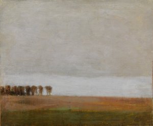 Utsikt över Jægersborg Allé. Gentofte, norr om Köpenhamn av Vilhelm Hammershøi