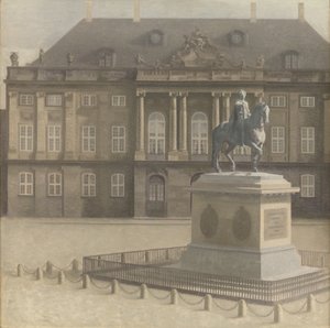 Amalienborg Square, Köpenhamn av Vilhelm Hammershøi