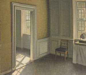 Sovrum, Strandgade 30, 1906 av Vilhelm Hammershoi