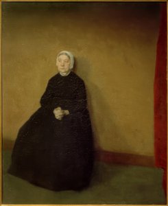 En gammal kvinna av Vilhelm Hammershoi