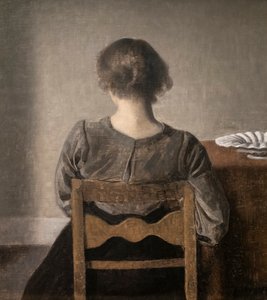 Hvile även kallad Repos av Vilhelm Hammershoi