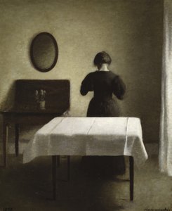 Interiör, 1898 av Vilhelm Hammershoi