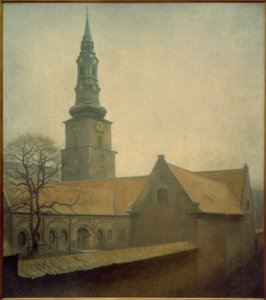 Petri kyrka av Vilhelm Hammershoi