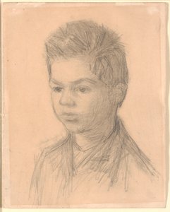 Porträtt av Svend Hammershøi, konstnärens bror av Vilhelm Hammershøi