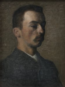 Självporträtt av Vilhelm Hammershøi
