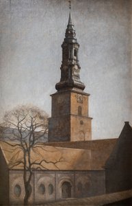 Peterskyrkan, Köpenhamn av Vilhelm Hammershoi