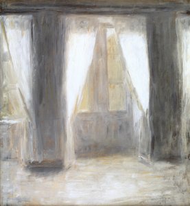 Matsalen i konstnärens hem på Frederiksberg Allé i Köpenhamn av Vilhelm Hammershoi