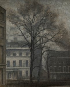 The Jewish School of Guilford Street, London av Vilhelm Hammershoi