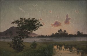 En sommarkväll nära Ry av Vilhelm Kyhn