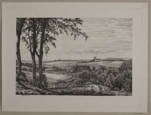 Eftermiddagslandskap, Själland av Vilhelm Kyhn
