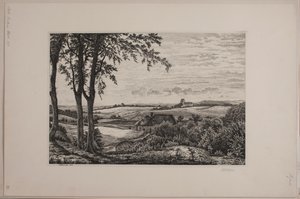 Eftermiddagslandskap, Själland av Vilhelm Kyhn