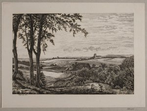 Eftermiddagslandskap, Själland av Vilhelm Kyhn