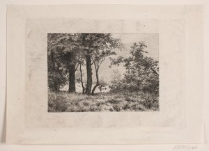 Ekar i kanten av en skog av Vilhelm Kyhn