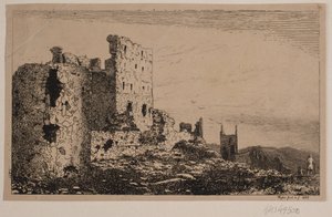 Hammershus på Bornholm av Vilhelm Kyhn