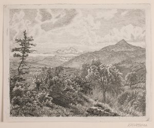 Höga bergslandskap av Vilhelm Kyhn