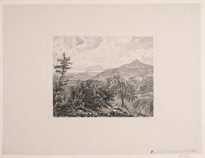 Höga bergslandskap av Vilhelm Kyhn