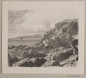 Kuststräcka från Bornholm av Vilhelm Kyhn