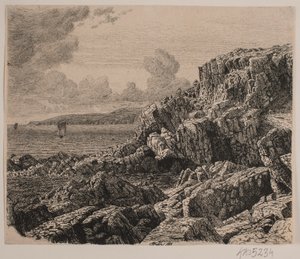 Kuststräcka från Bornholm av Vilhelm Kyhn