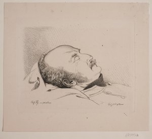 Olaf Rye som lik av Vilhelm Kyhn