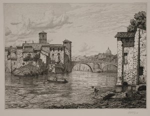 Lämna se Ponte Rotto i Rom av Vilhelm Kyhn