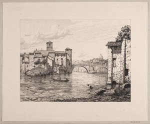 Lämna se Ponte Rotto i Rom av Vilhelm Kyhn