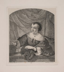 Porträtt av Ferdinand Bols fru av Vilhelm Kyhn