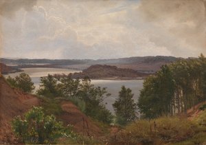 Sjöarna vid Laven nära Silkeborg av Vilhelm Kyhn