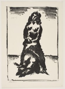 Blad från "Klingens Kunstnermappe nr 2" av Vilhelm Lundstrøm