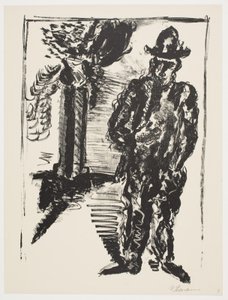 Blad från "Klingens Kunstnermappe nr 2" av Vilhelm Lundstrøm