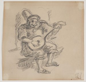 Luta spelar clown av Vilhelm Lundstrøm