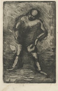 Stretching man med hatten i handen av Vilhelm Lundstrøm