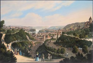 New Town, Vysehrad och Smichov, ca. 1830.