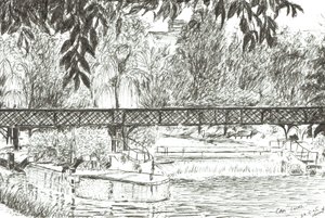 Cam Locks, 2005, (bläck på papper) av Vincent Alexander Booth