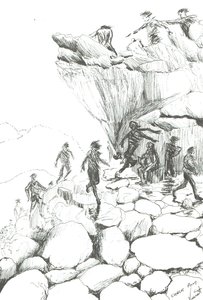 Kontrollpunkt vid toppmötet, 2008 av Vincent Alexander Booth