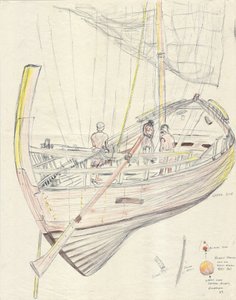 Grekiskt skepp; 1998 av Vincent Alexander Booth
