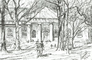 Harvard Boston USA, 2003, (Bläck på papper) av Vincent Alexander Booth