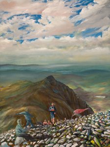 Johnny vid kontrollpunkt 1, 2024 av Vincent Alexander Booth