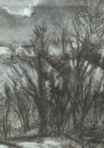 Månsken över Osmotherley av Vincent Alexander Booth