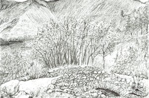 Gammal stenbro i sjödistriktet, 2005 av Vincent Alexander Booth