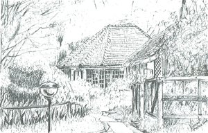 Rummen på hotellet, Lake Naivasha, 2006 av Vincent Alexander Booth