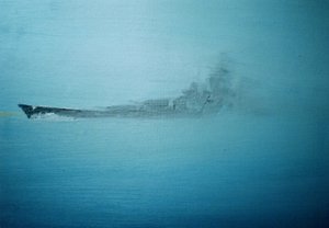 Scharnhorst i morgondimma Channel Dash 1942, 2014