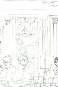 St Emilion Restaurant, 2015 av Vincent Alexander Booth