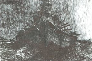 Tirpitz i hårt väder 1942, 2004 av Vincent Alexander Booth