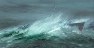 USS Spence förlorade i Stillahavstyfonen den 18 december 1944, 2019 av Vincent Alexander Booth