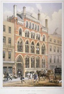 Crosby Hall på Bishopsgate nr 95, City of London, 1860