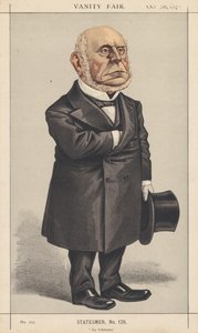 Vanity Fair: Statesman, No. 126 An Arbitrator, 1872. av Vincent Brooks Day and Son