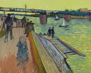 Trinquetaille-bron, 1888. av Vincent van Gogh