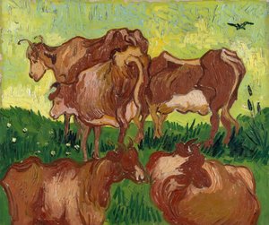 Korna efter Jacob Jordaens, 1890. av Vincent van Gogh