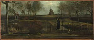 Prästgårdens trädgård i Nuenen våren 1884. av Vincent van Gogh